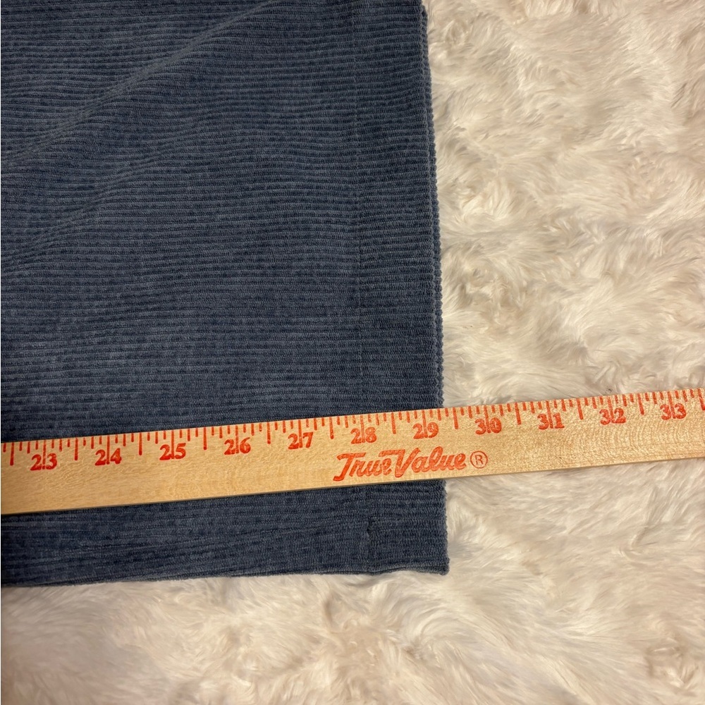 Thread & Supply Blue Corduroy Overalls XL Boho Bib Jumpsuit - Picture 9 of 9